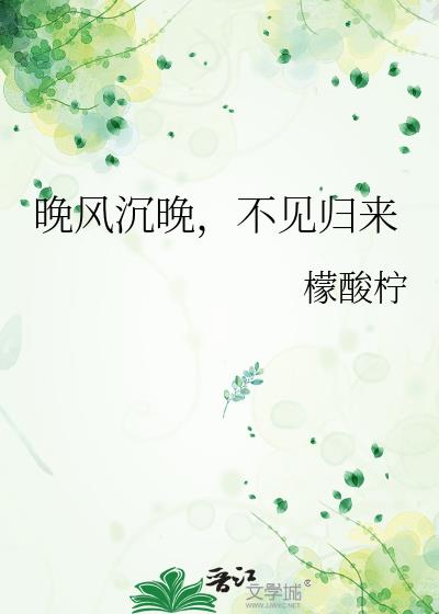 晚風沉晚，不見歸來小說封面圖