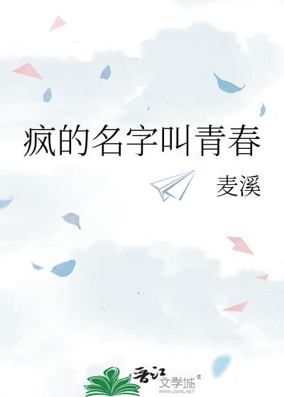 瘋的名字叫青春小說封面圖